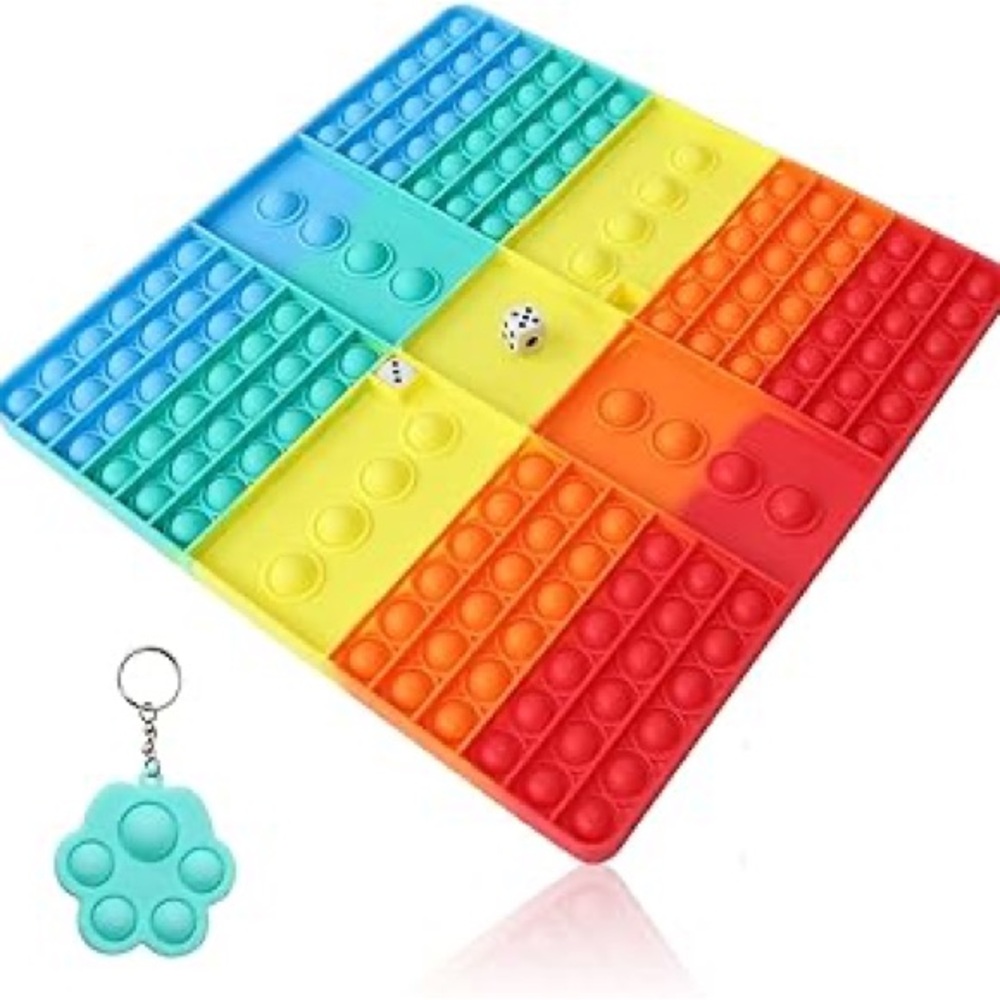 Colorful Pop It Fidget Board Game